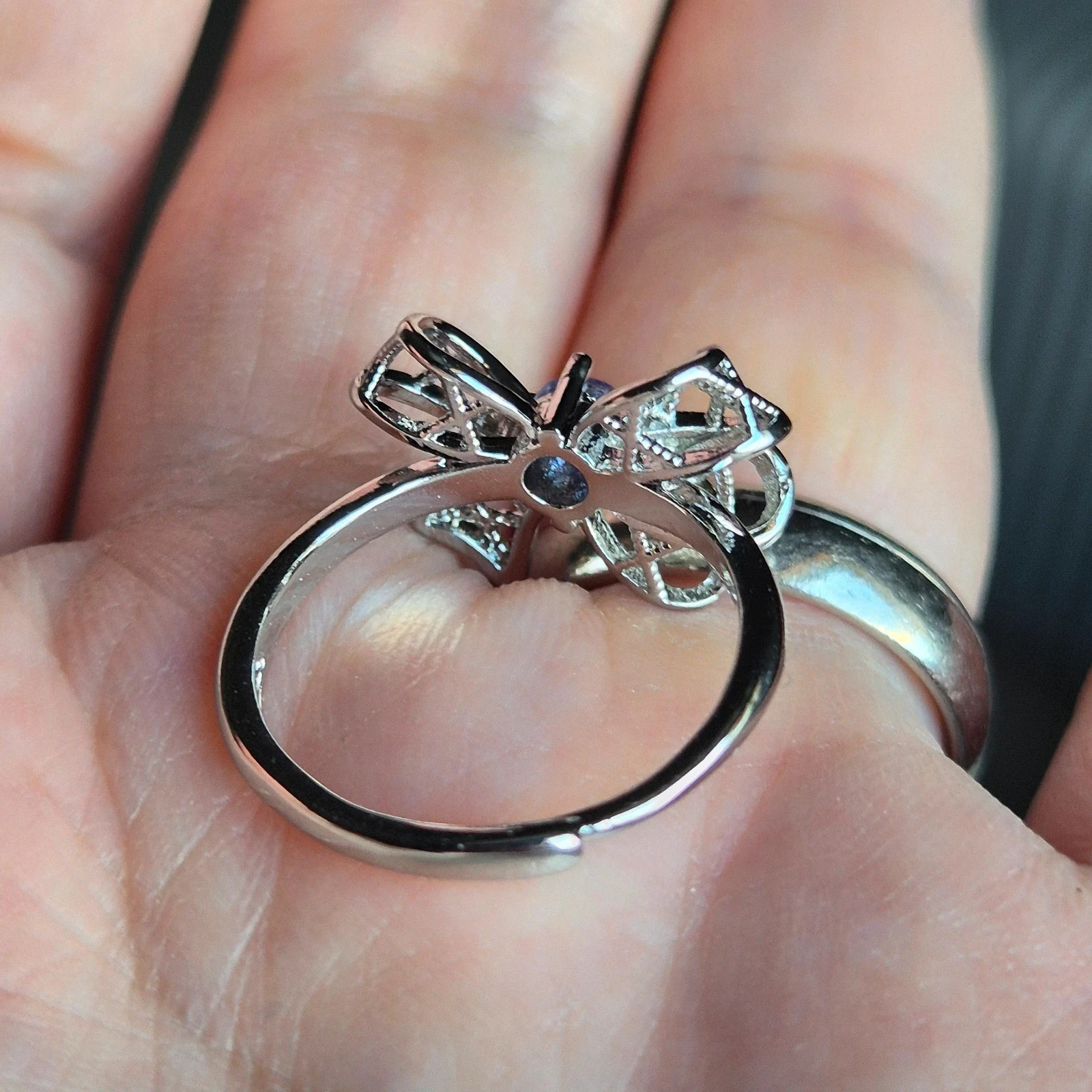 Anillo de mariposa de tanzanita natural – photo 7